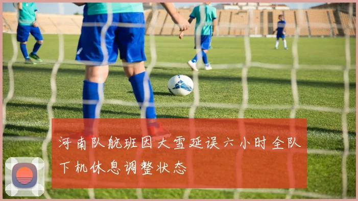河南队航班因大雪延误六小时全队下机休息调整状态